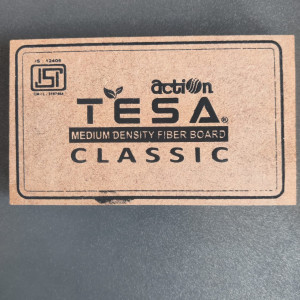 Action Tesa Exterior grade MDF plain Board 8x4 feet