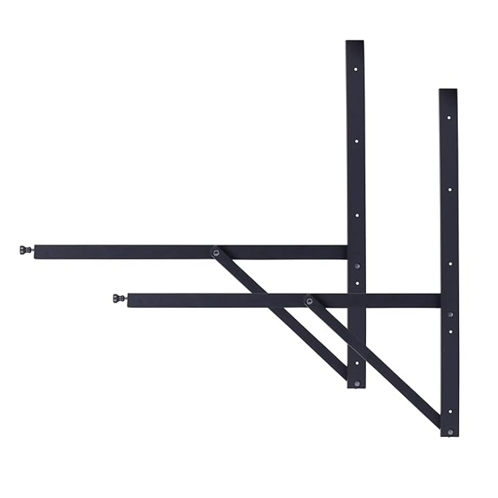 Folding Table Brackets with Collapsible Hinges (2ft) – Heavy Duty