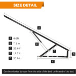 Hydraulic Bed Lifter Set – 5ft, Gas Pump 75–200kg