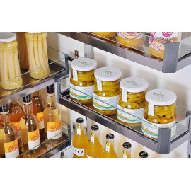 Kitchen Glass Pantry Unit For Modular Kitchen 6+6 Basket total 12 Basket