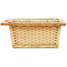 Wicker Basket For Modular Kitchen | Pull Out Basket for Onion, Potatoes  Size W 17 to 22 X D 20 to 22 X H 4,6,8 Inches ( Also Customized As per your Need)