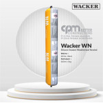 Wacker WN -Weatherseal Neutral Silicone sealant outstanding adhesion & weather resistance 600ml Black 