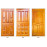 Teakwood Panel Door – 32mm Thickness for Superior Durability and Style