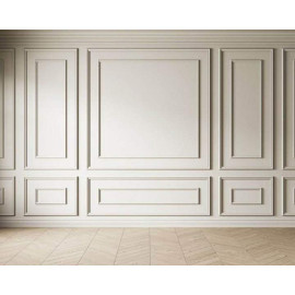 PVC Wall Moulding Strip 8ft – Charcoal, Paintable & Easy to Install