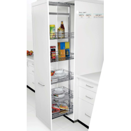 SS kitchen Basket 3 shelf pull out 21 Inches 